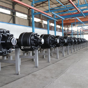 How should common trailer axles be maintained?